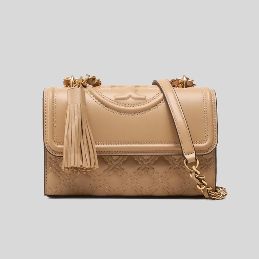 Tory Burch Fleming Small Convertible Shoulder Bag (Desert Dune) Shoulder  Handbags - ShopStyle