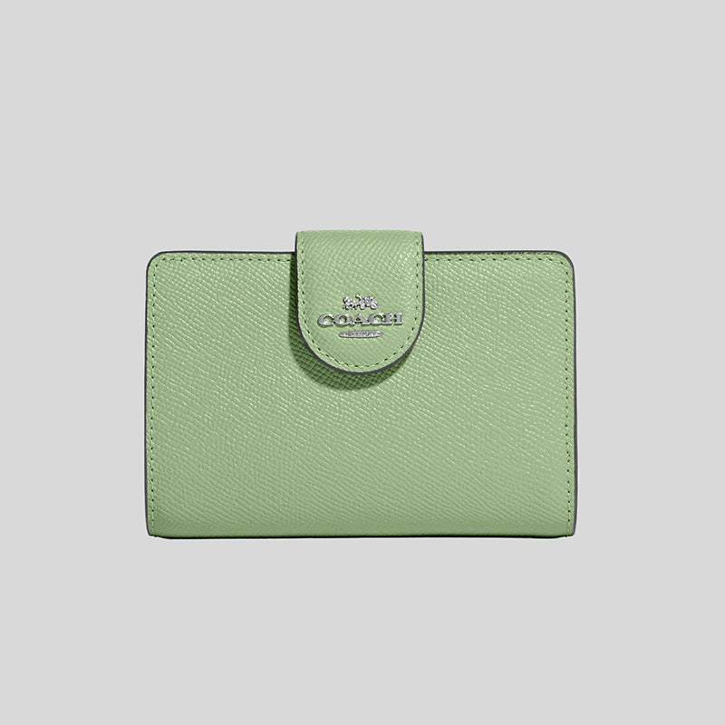 Coach medium deals corner zip wallet