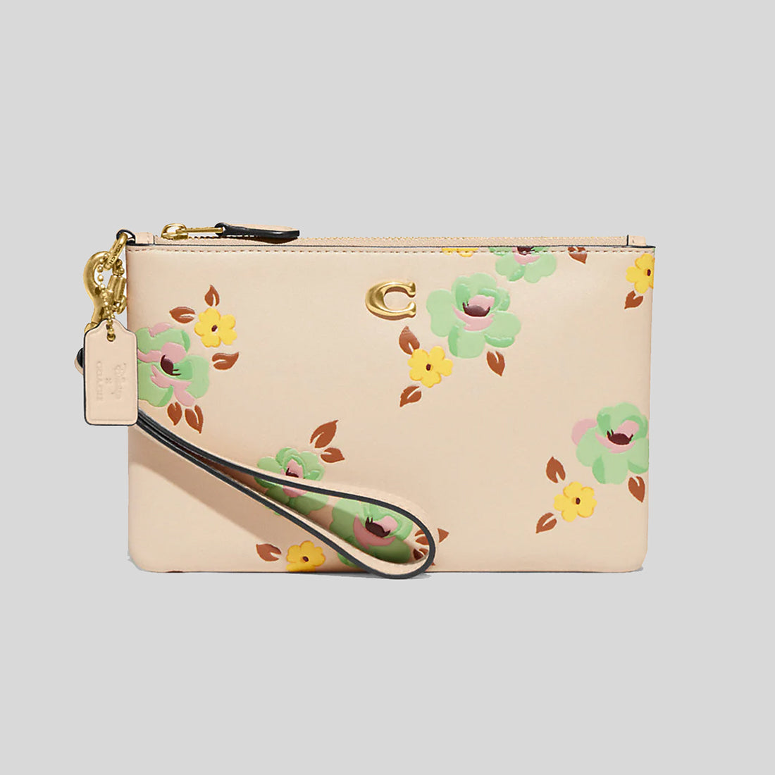 Coach Floral Print Small Wristlet - LUX LAIR