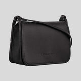 LONGCHAMP Le Foulonne XS Clutch Crossbody Bag Black 10133021