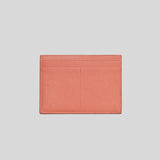 CELINE Multifunction Card Holder In Grained Leather Coral 10B763