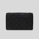 TORY BURCH Fleming Matte Chain Wallet Black 142518