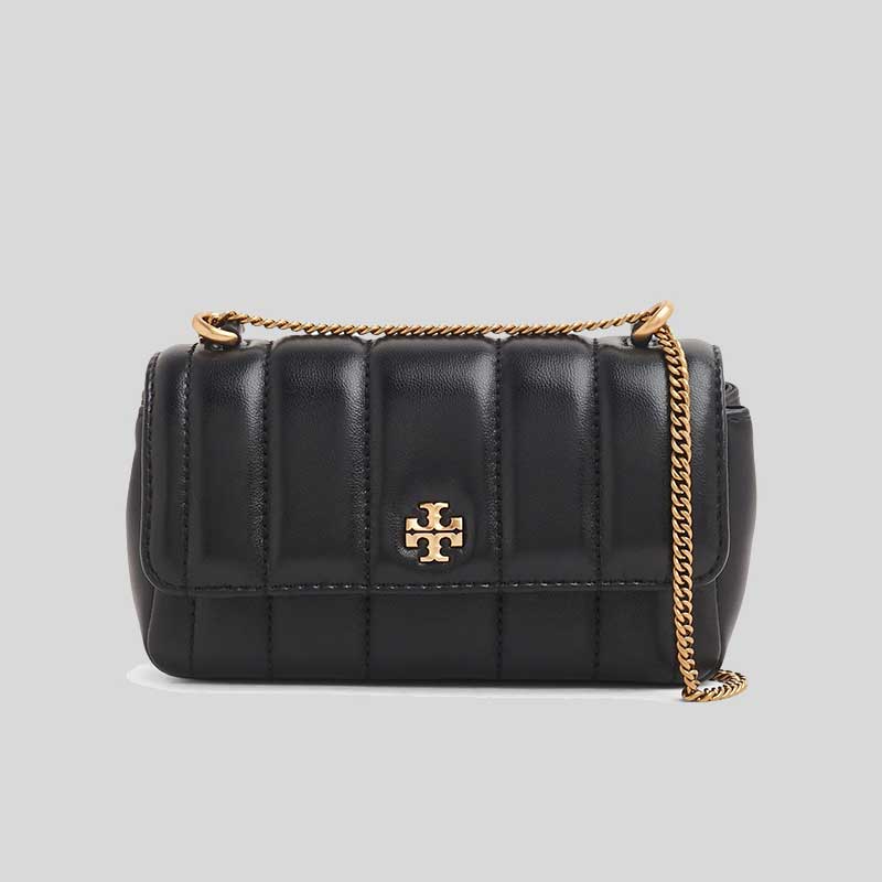 TORY BURCH Mini Kira Flap Shoulder Bag Black 142567