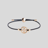 TORY BURCH Miller Slider Bracelet Gold Black 144706 lussocitta lusso citta