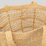 TORY BURCH Ella Hand-Crocheted Tote Natural 153041