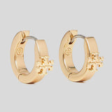 TORY BURCH Kira Huggie Earring Tory Gold 155514 lusocitta lusso citta