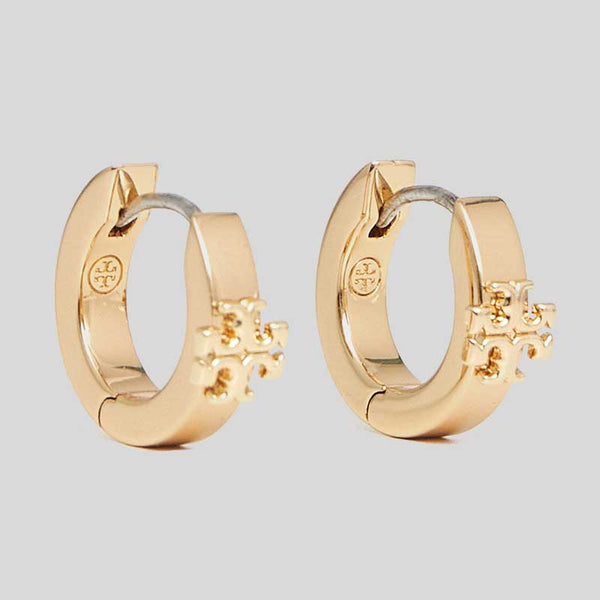 TORY BURCH Kira Huggie Earring Tory Gold 155514 lusocitta lusso citta