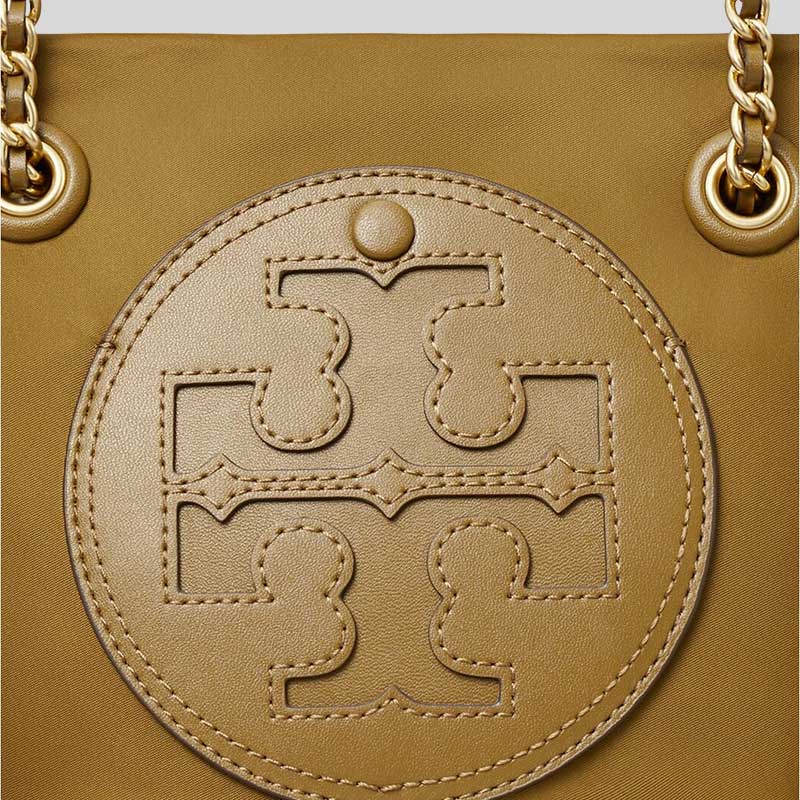 TORY BURCH Small Ella Chain Crossbody Camel 160183