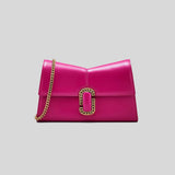 Marc Jacobs The St. Marc Chain Wallet Lipstick Pink 2R3SMN042S10 lussocitta lusso citta