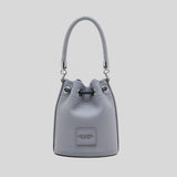 MARC JACOBS The Leather Mini Bucket Bag Wolf Grey 2S3HCR058H03