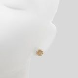 TORY BURCH Crystal T Logo Stud Earring Tory Gold 53423