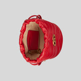 Gucci Marmont Matelasse Mini Bucket Bag Red 575163