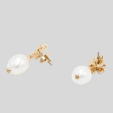 TORY BURCH Pearl Drop Earring Ivory Tory Gold 65156