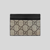 GUCCI GG Supreme Card Holder Black 779775