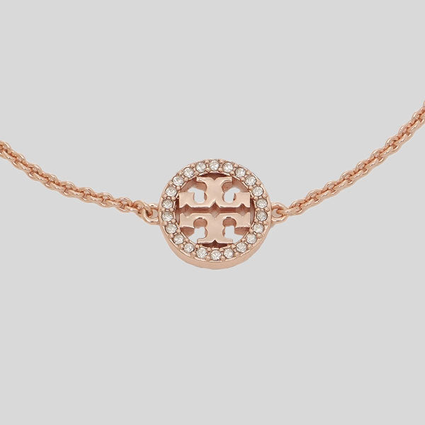 TORY BURCH Miller Pave Chain Bracelet Rose Gold 80997