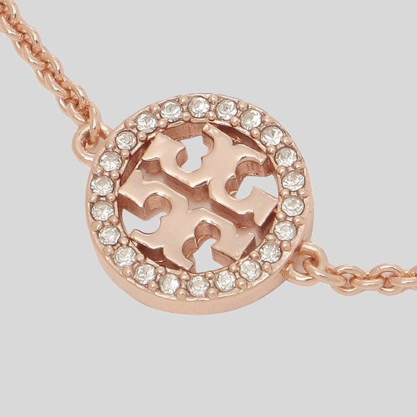 TORY BURCH Miller Pave Chain Bracelet Rose Gold 80997