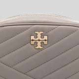 TORY BURCH Kira Chevron Camera Bag Gray Heron 90450