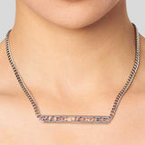 MARC JACOBS The Monogram Chain Necklace Silver J305M03FA22