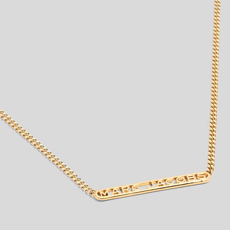 MARC JACOBS The Monogram Chain Necklace Gold J305M03FA22