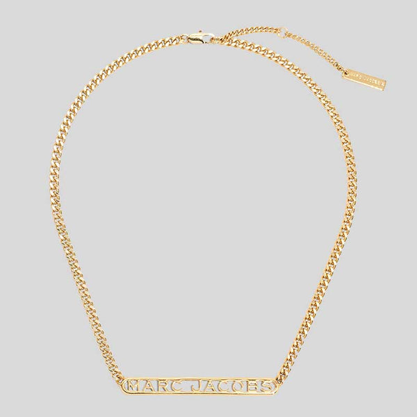 MARC JACOBS The Monogram Chain Necklace Gold J305M03FA22 lussocitta lusso citta