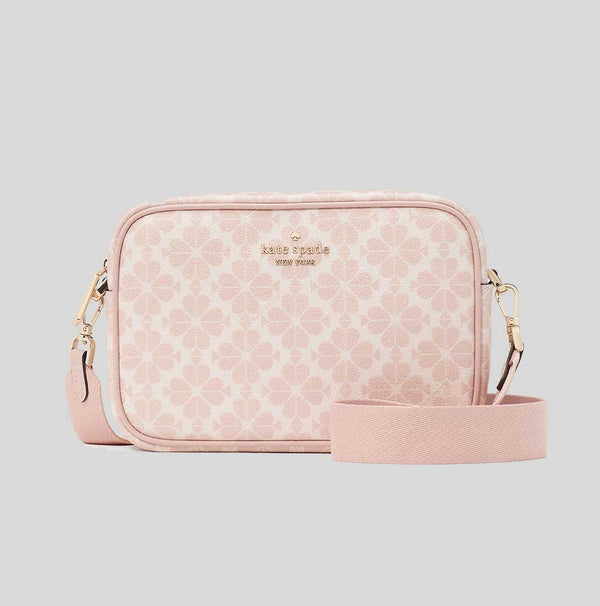 KATE SPADE Signature Spade Flower Mini Camera Bag Rose Smoke KK063