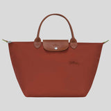 LONGCHAMP Le Pliage Green M Handbag Chestnut L1623919 lussocitta lusso citta