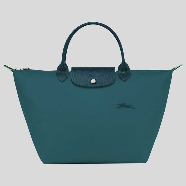 LONGCHAMP Le Pliage Green M Handbag Paon L1623919 lussocitta lusso citta