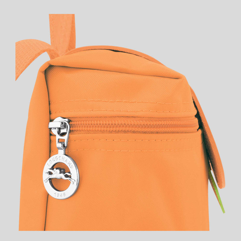 LONGCHAMP Le Pliage Green M Backpack Tangerine Orange L1699919