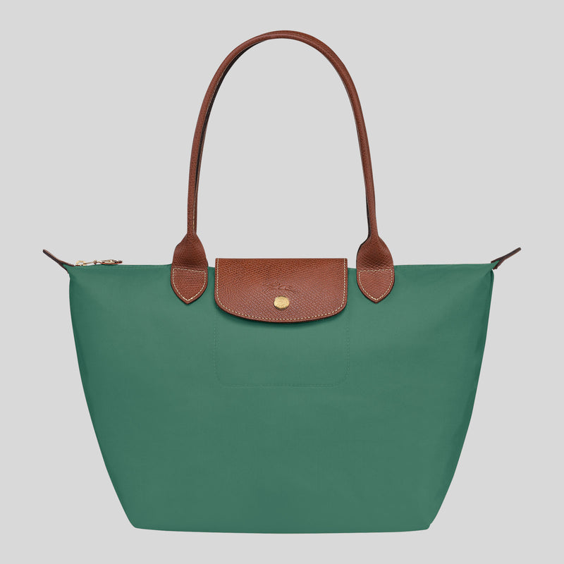 Long champ bag green hotsell