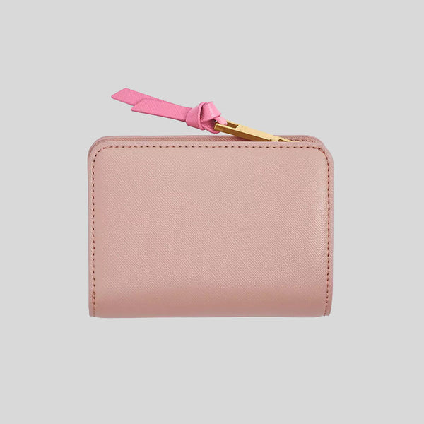 MARC JACOBS The Utility Snapshot Mini Compact Wallet Rose Multi 2F3SMP062S07