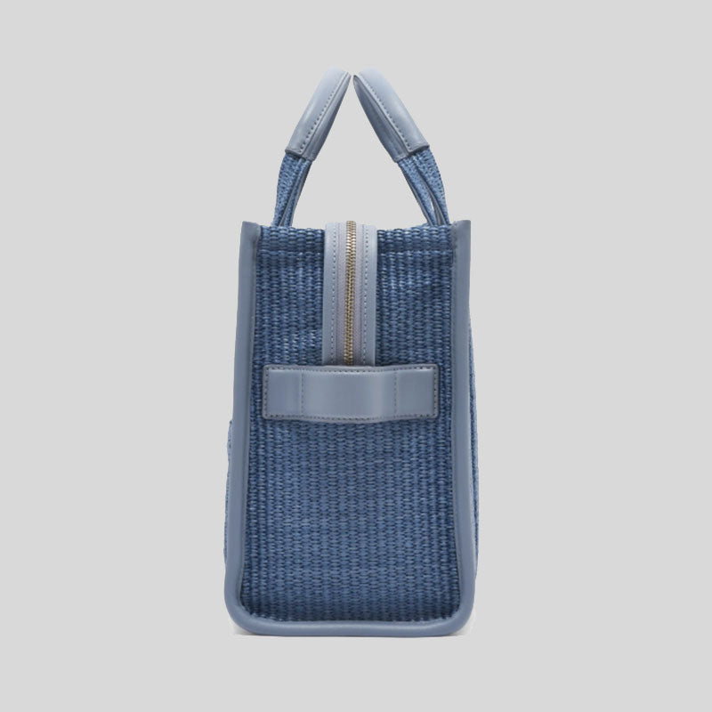 MARC JACOBS The Woven Medium Tote Bag Pale Blue 2S4HTT057H03