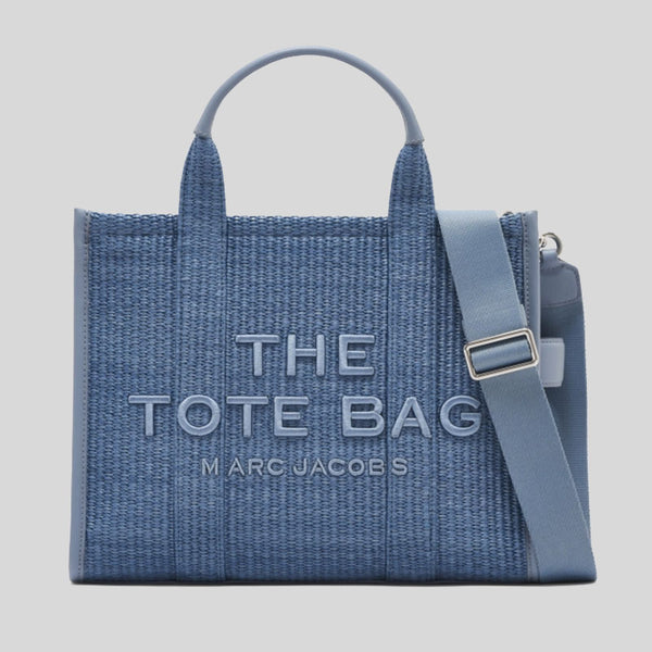 MARC JACOBS The Woven Medium Tote Bag Pale Blue 2S4HTT057H03 lussocitta lusso città