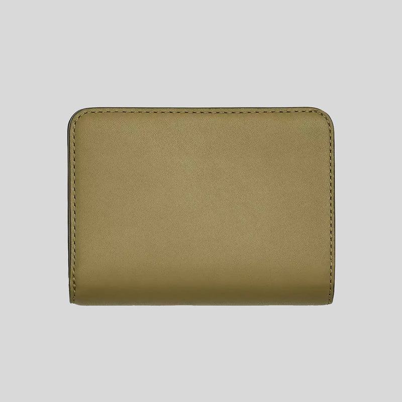 MARC JACOBS The Covered J Marc Mini Compact Wallet Light Moss 2S4SMP007S02