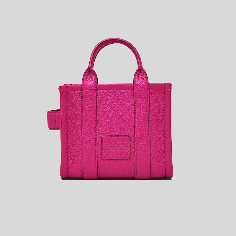 MARC JACOBS The Leather Mini Tote Bag Lipstick Pink H053L01RE22