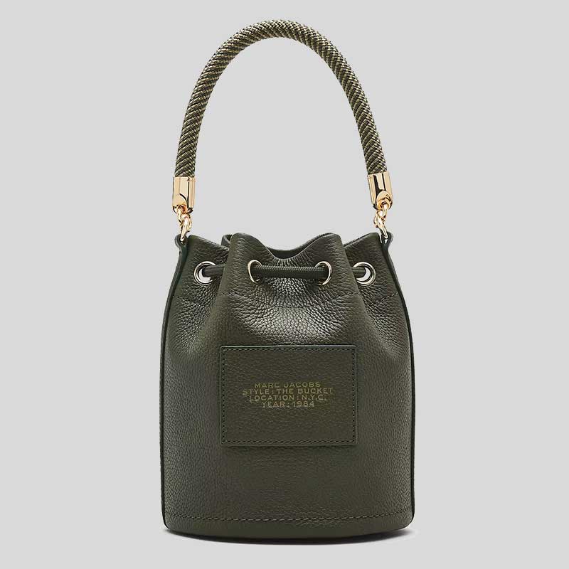 MARC JACOBS The Leather Bucket Bag Forest H652L01PF22