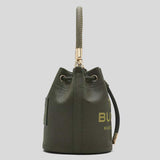 MARC JACOBS The Leather Bucket Bag Forest H652L01PF22