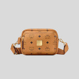 MCM Aren Crossbody In Visetos Cognac MMRAAKC03CO001