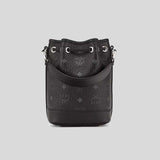 MCM Dessau Drawstring Bag In Visetos Black MWDCSDU03BK001