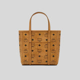 MCM Mini Toni Top-Zip Shopper In Visetos Cognac MWPAATN04CO001