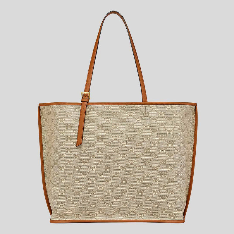 MCM Himmel Shopper In Lauretos Oatmeal MWPESAC03I9001