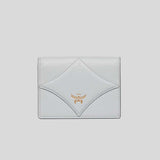 MCM Diamond Wallet in Calf Leather Ice Grey MYSEAAK01FR001 lussocitta lusso citta