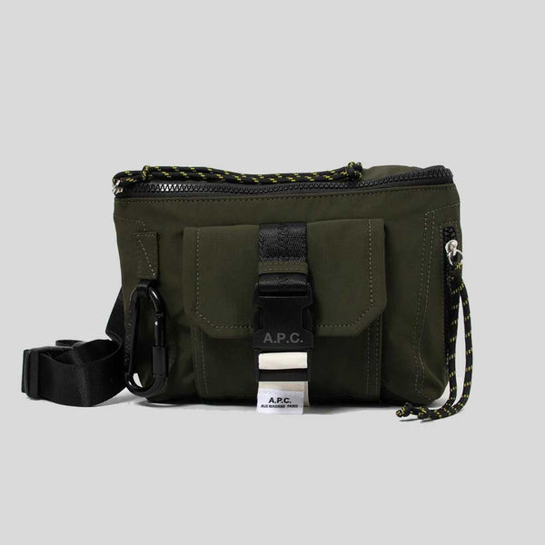 A.P.C. Trek Bum Bag Dark Khaki PAAFHH62219