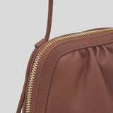 A.P.C. Ninon Small Drawstring Bag Nut Brown PUAATF61765