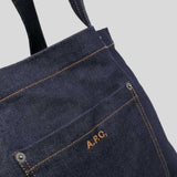 A.P.C. Thais Unisex Tote Bag Indigo COCSXM61832IAI