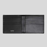 BURBERRY Men's Reg CC Grainy Leather Bifold Wallet Black 80840721