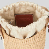 CHLOE Small Woody Basket In Natural Fibers White CHC22SS381G55101