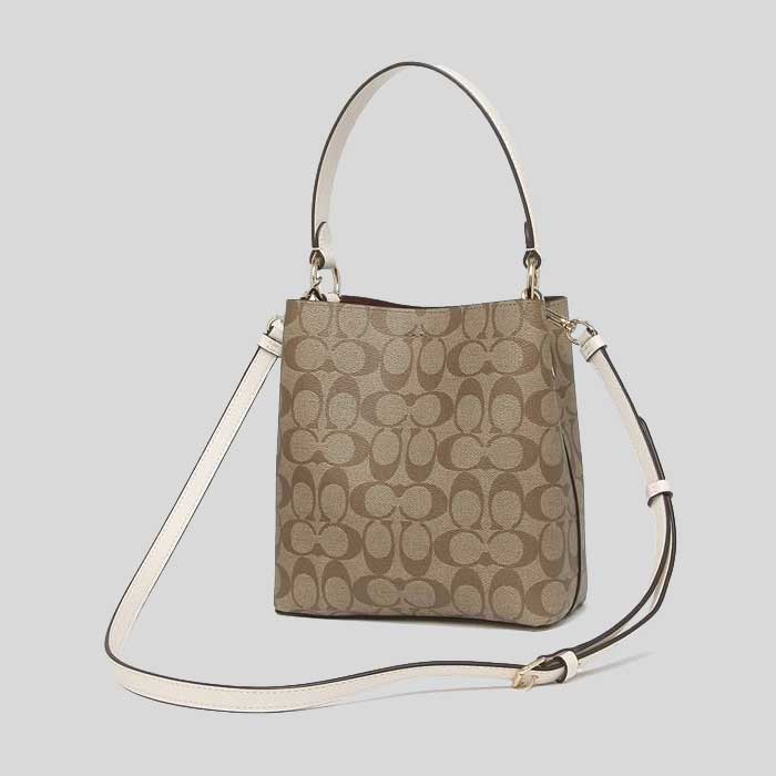 Coach signature bucket bag online