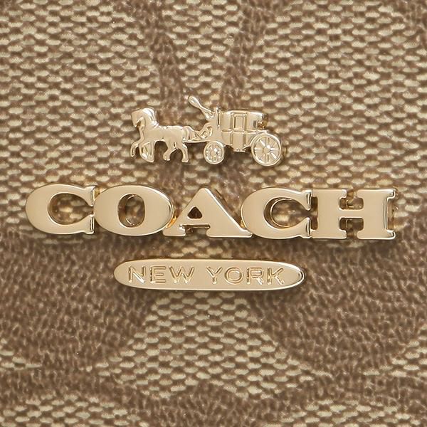 COACH Small Town Bucket Bag In Signature Canvas Khaki Chalk 2312