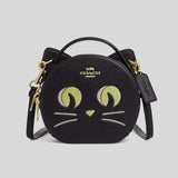 COACH Canteen Crossbody Bag With Halloween Cat Black CW467 lussocitta lusso citta