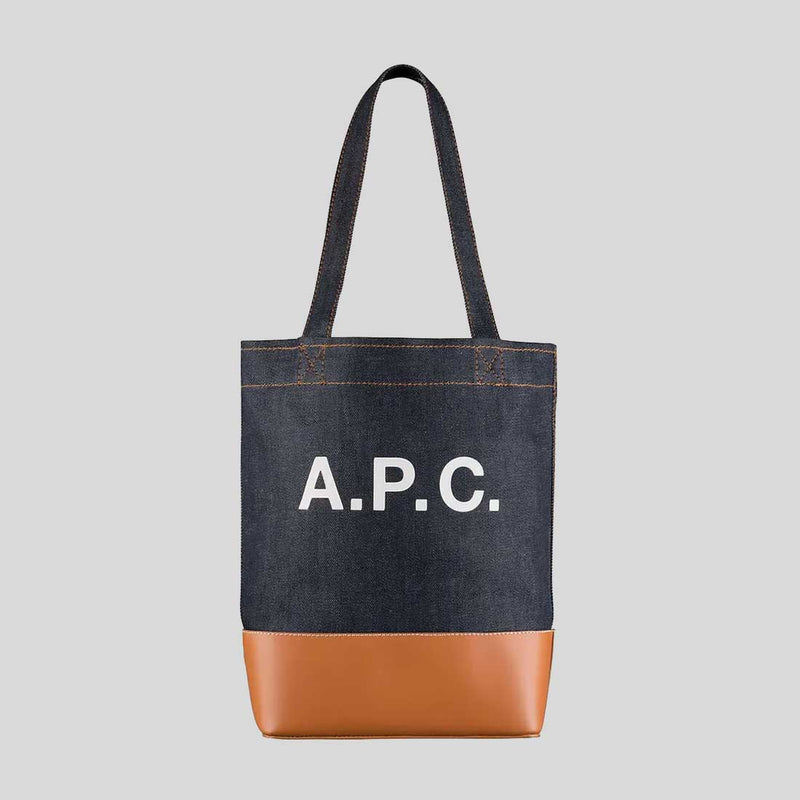 A.P.C Axel Small Unisex Tote Bag Caramel CODDPM61568CAF lussocitta lusso citta